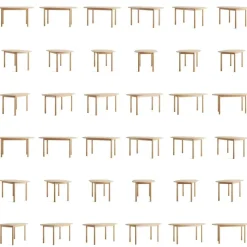 Wood Bord 90x160 cm, Ek